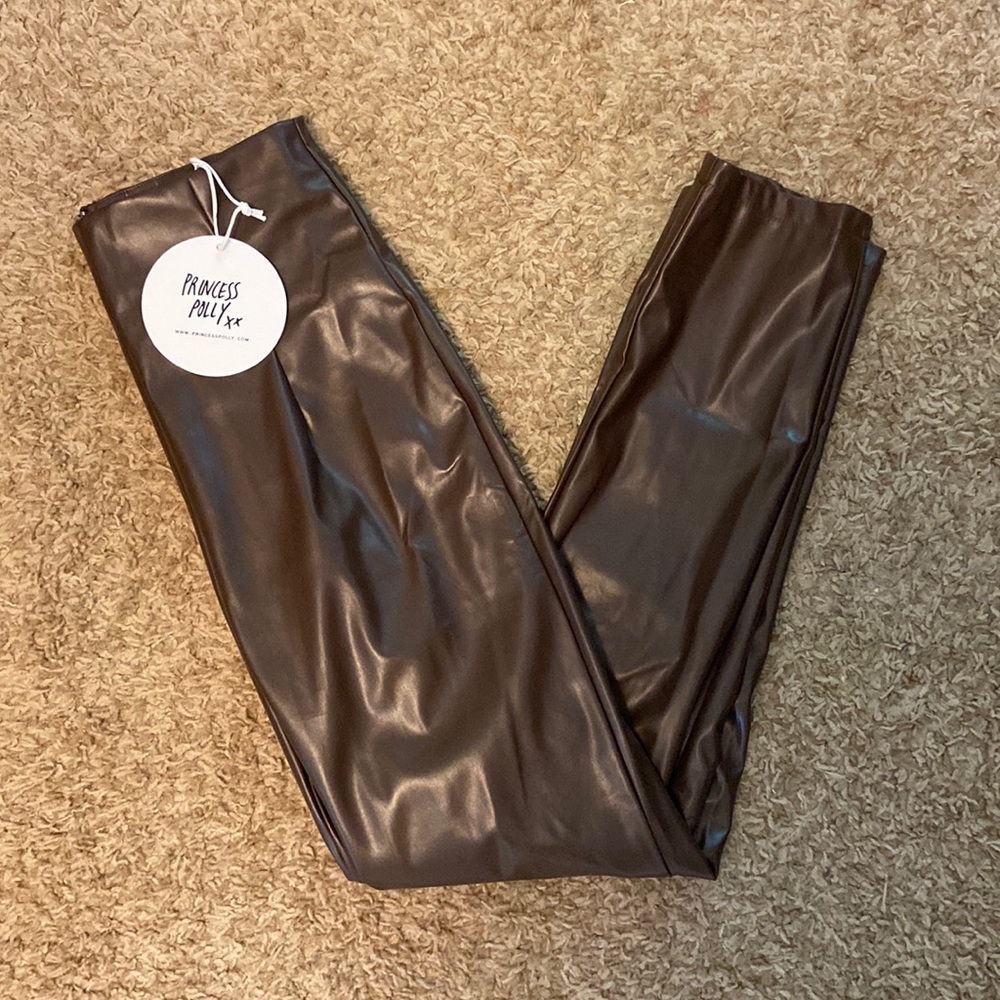 Princess Polly leather pants